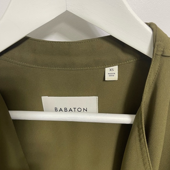 Babaton - Trench Jacket - Green - XS - Picture 2 of 4
